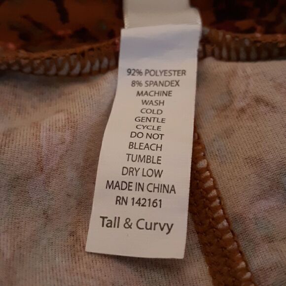 Lularoe  colorful printed leggings - Picture 5 of 8